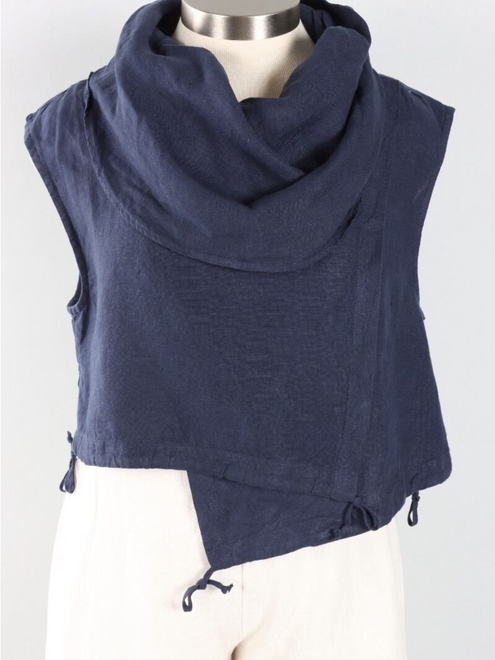 Bryn Walker pennie vest in linen sleeveless top nwt